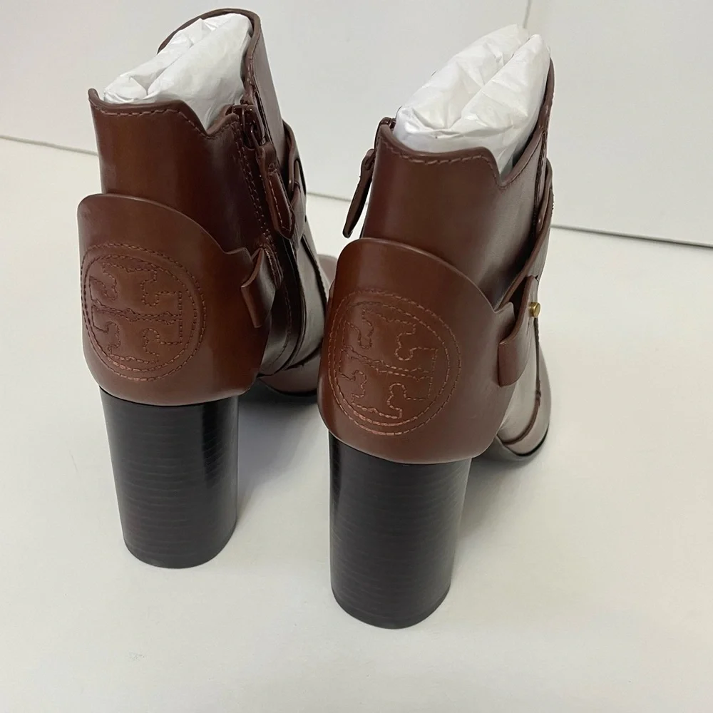 Tory Burch Almond Colton Leather Bootie- New In Box - Size 10- Reemoly - Picture 5 of 15